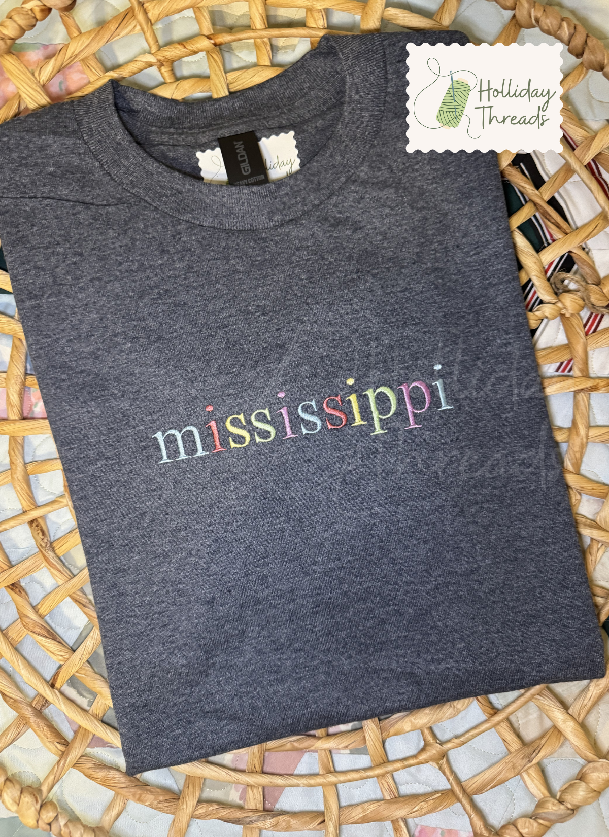 Color Block Word Tee
