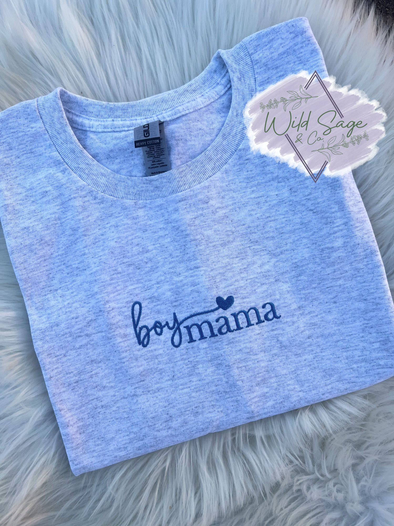 Boy Mama Embroidered | CUSTOM