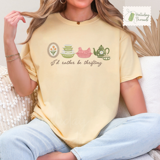 I'd Rather Be Thrifting Tee