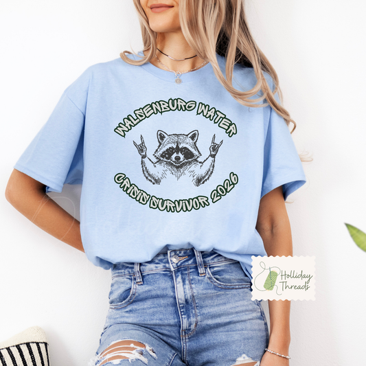 Walsenburg Water Crisis Survivor Tee | Front