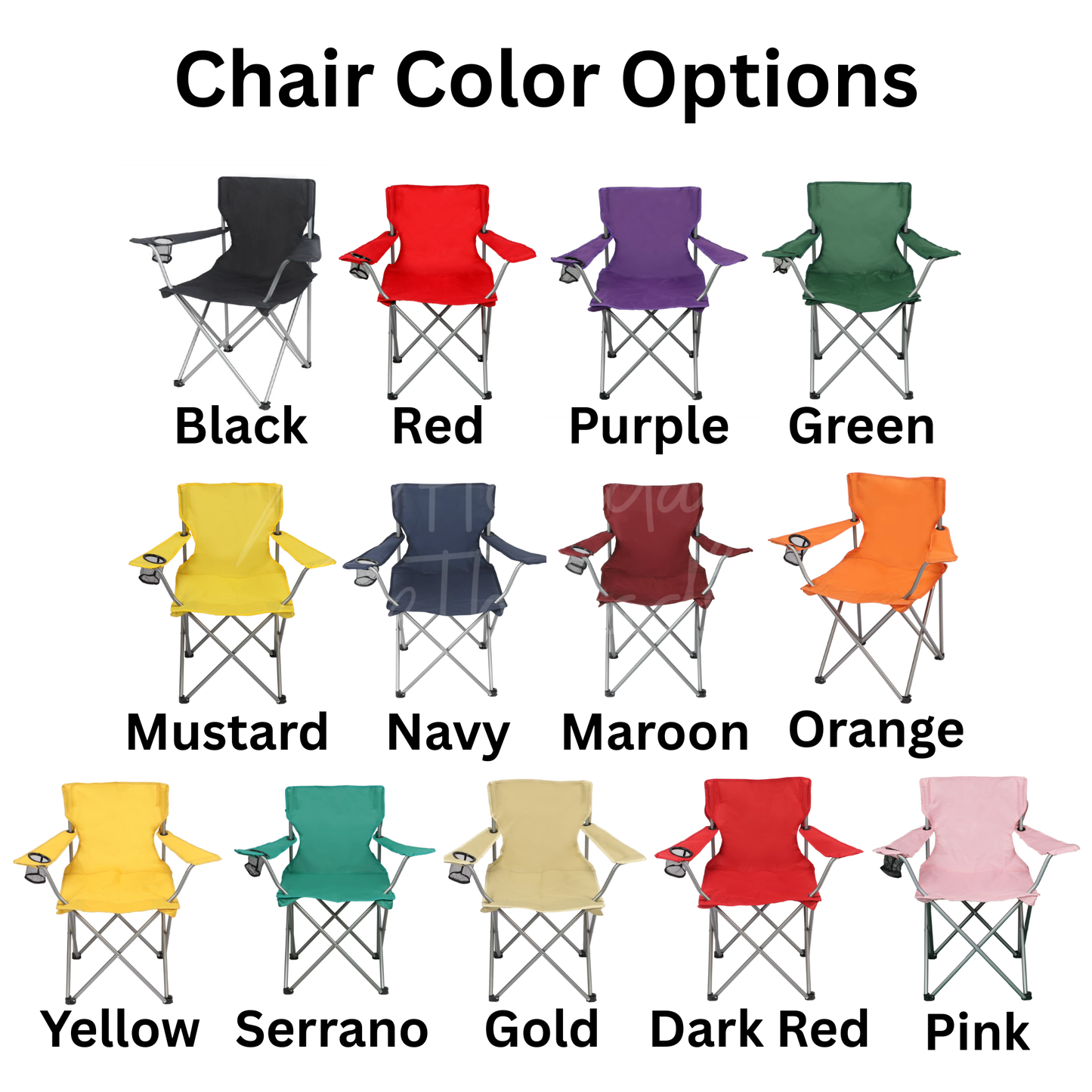 Custom Camping Chair | Adult