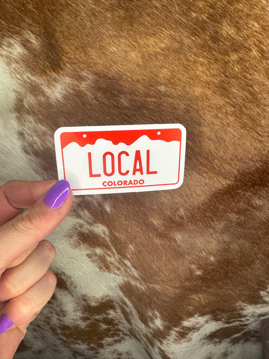 Colorado Local License Sticker