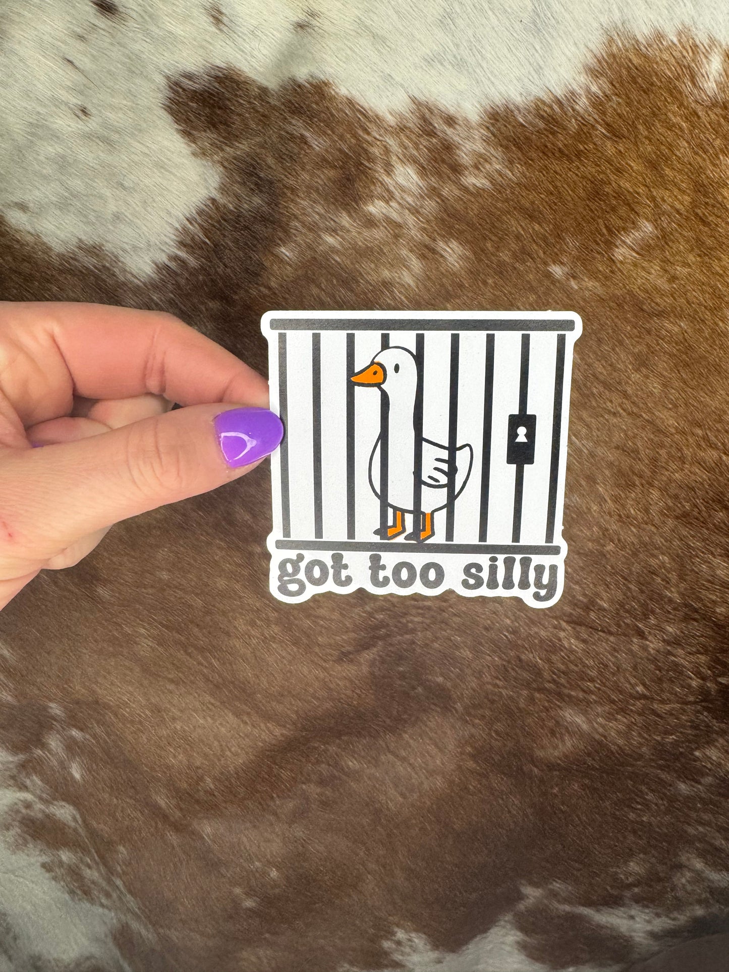 Got Too Silly Sticker