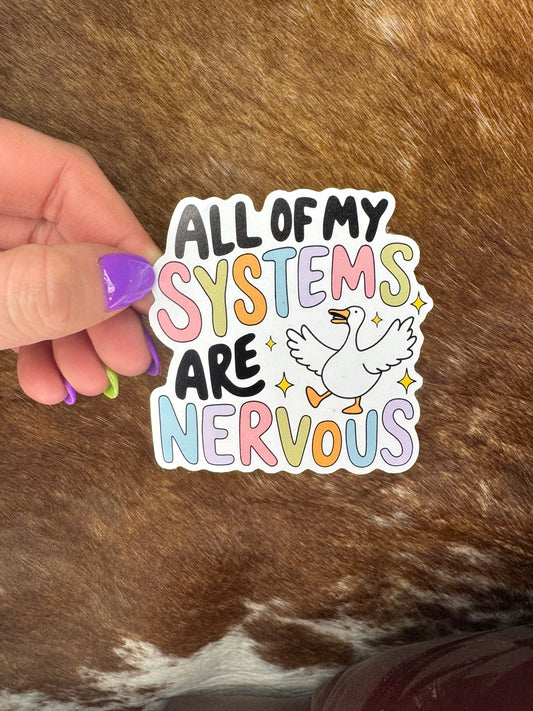 All My Systems Sticker