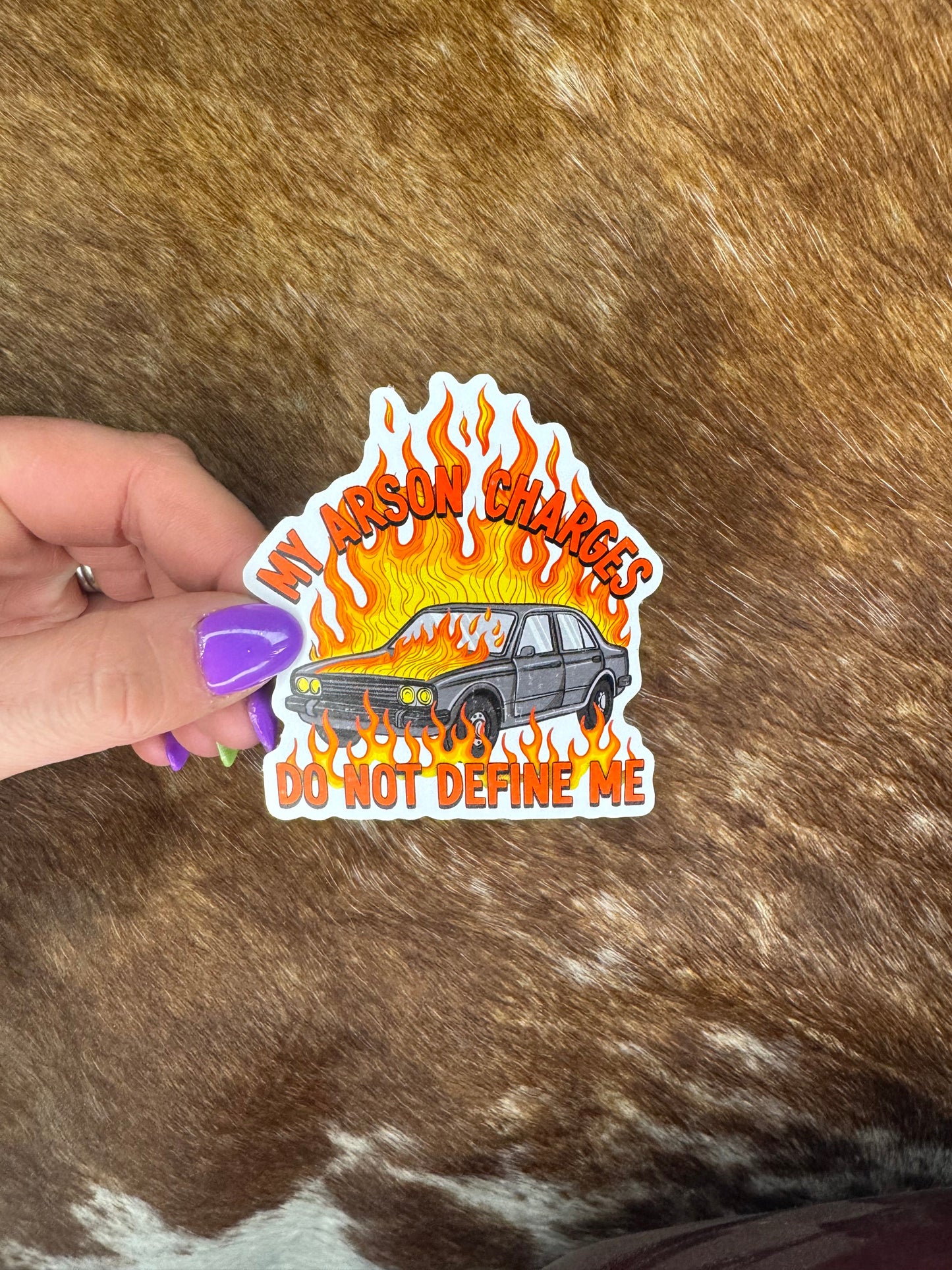 Arson Charges Sticker