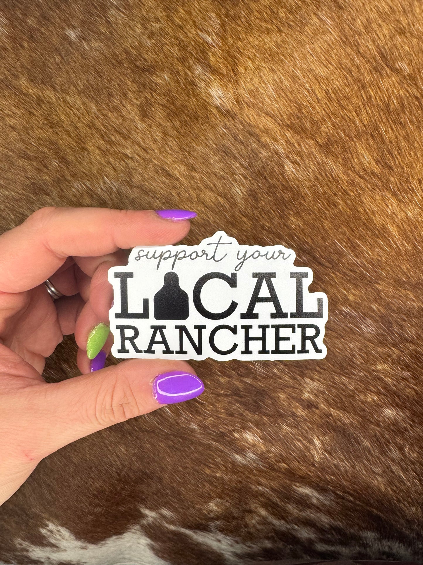 Local Rancher Sticker