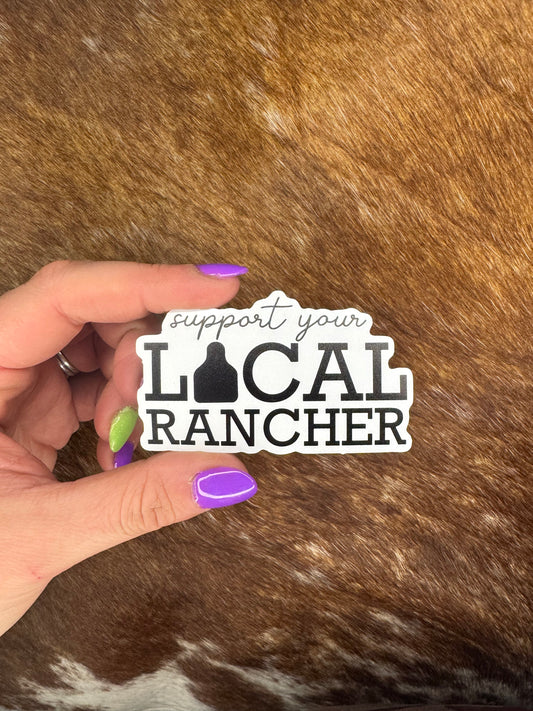 Local Rancher Sticker