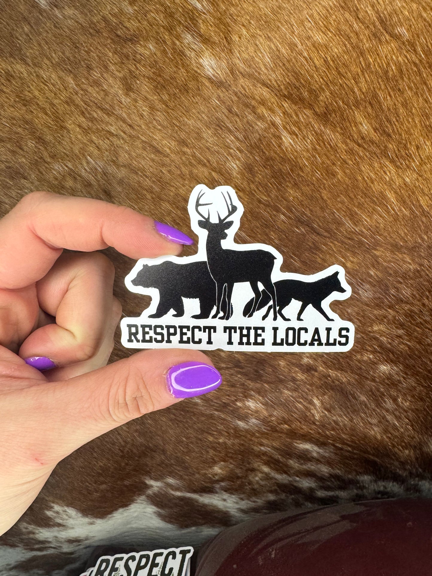 Respect The Locals Sticker