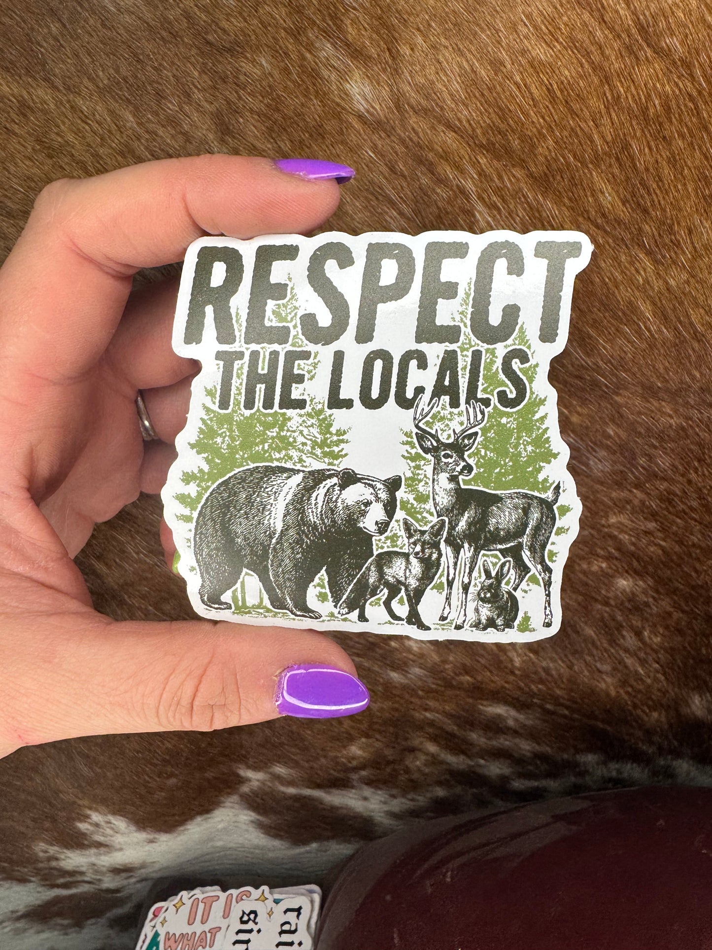Respect The Locals Sticker