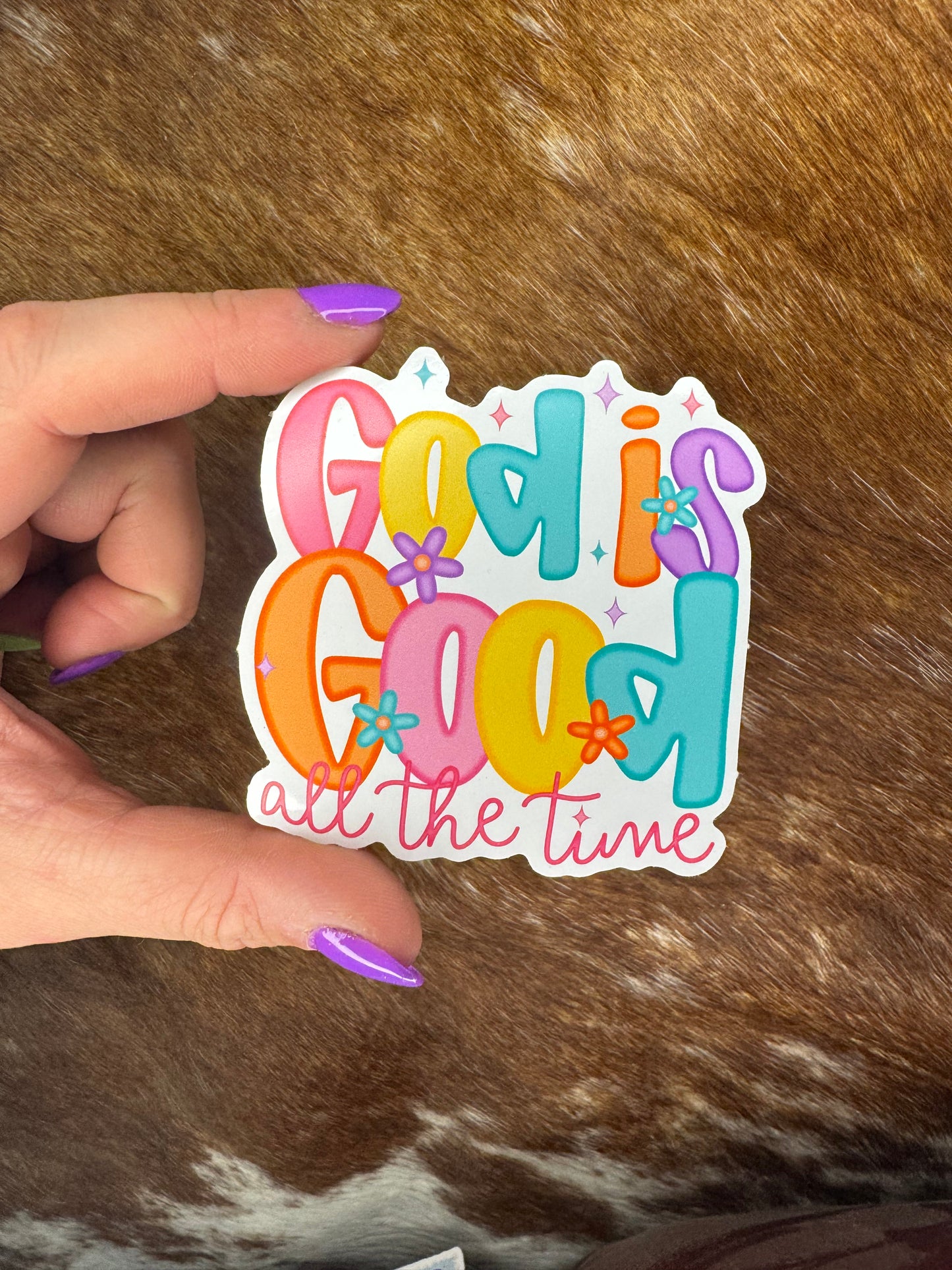 God Is Good Sticker