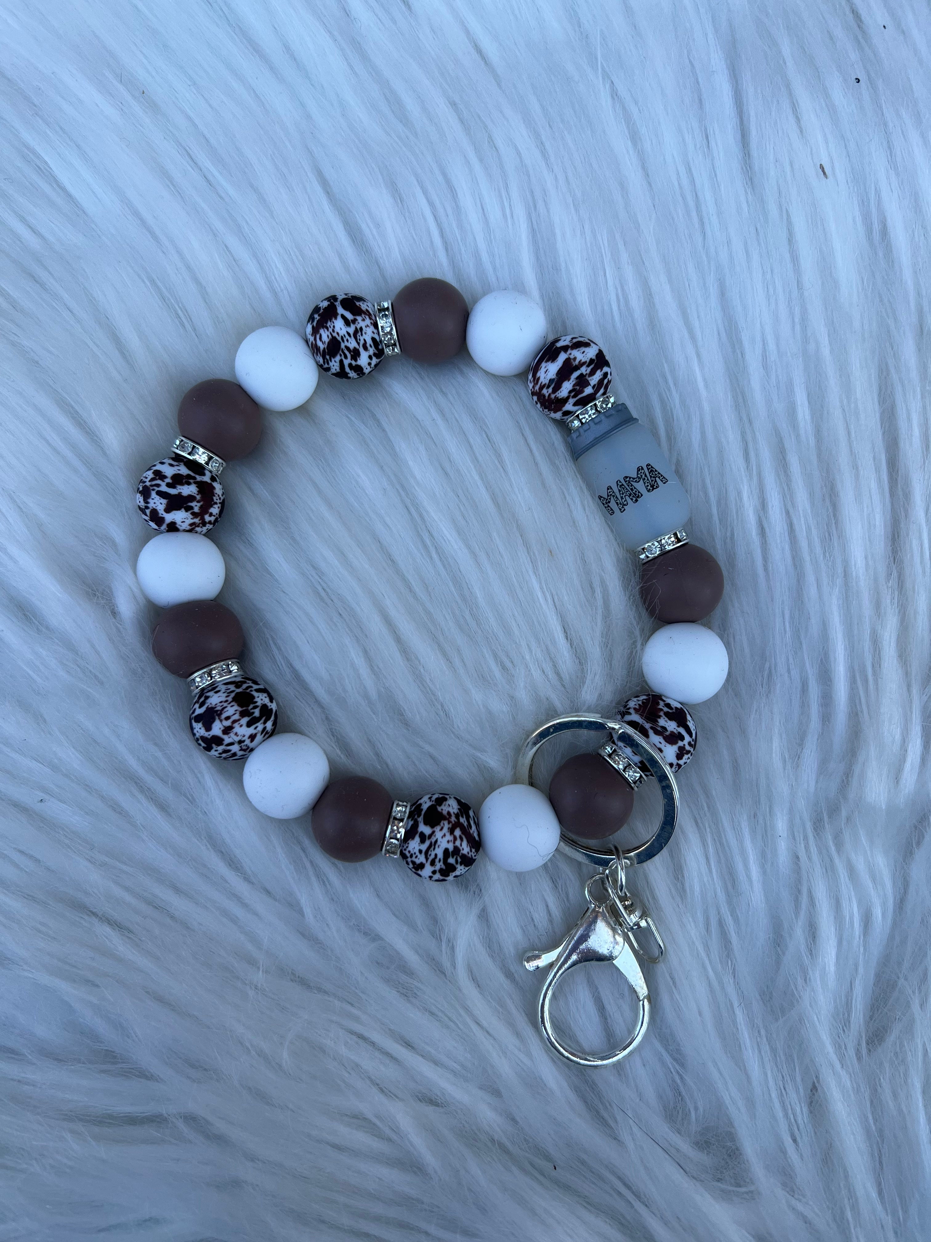 Mama Silicone Key Wristlet