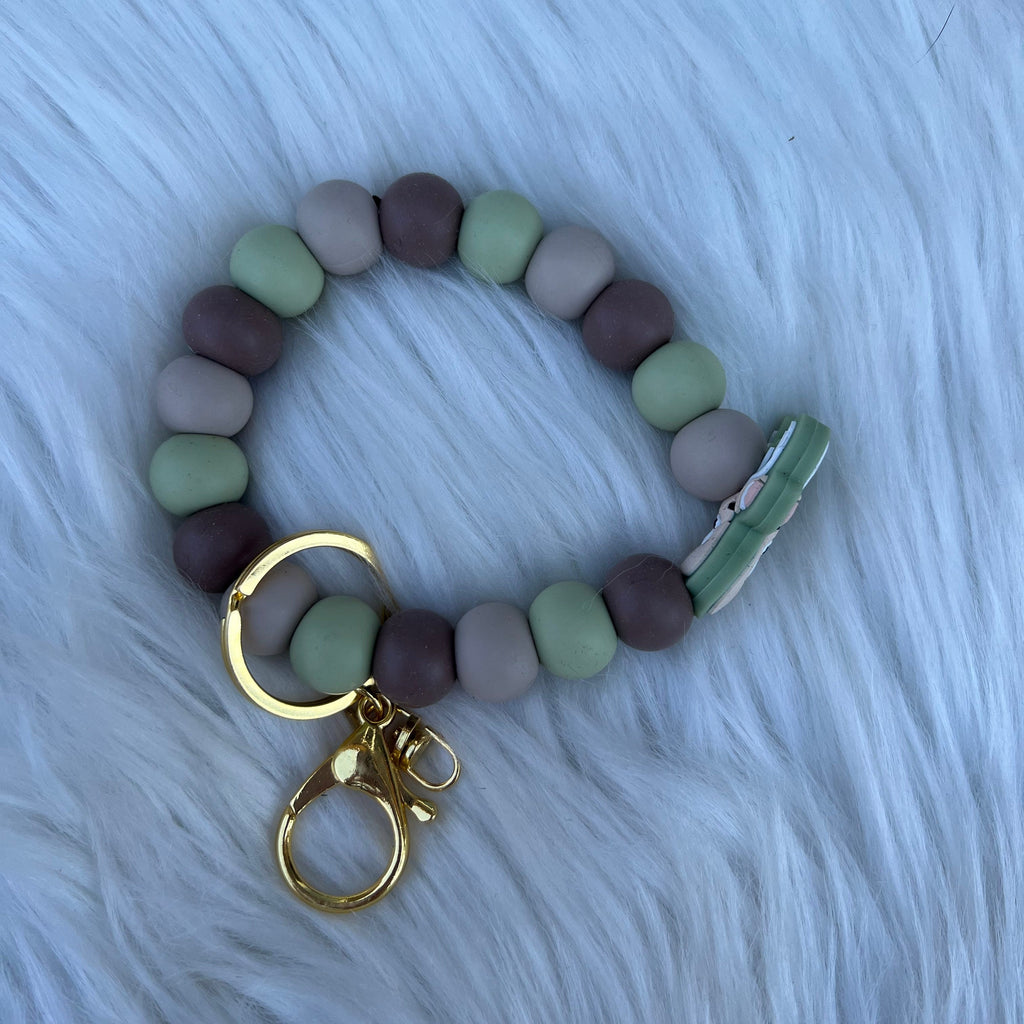 Deer Silicone Key Wristlet