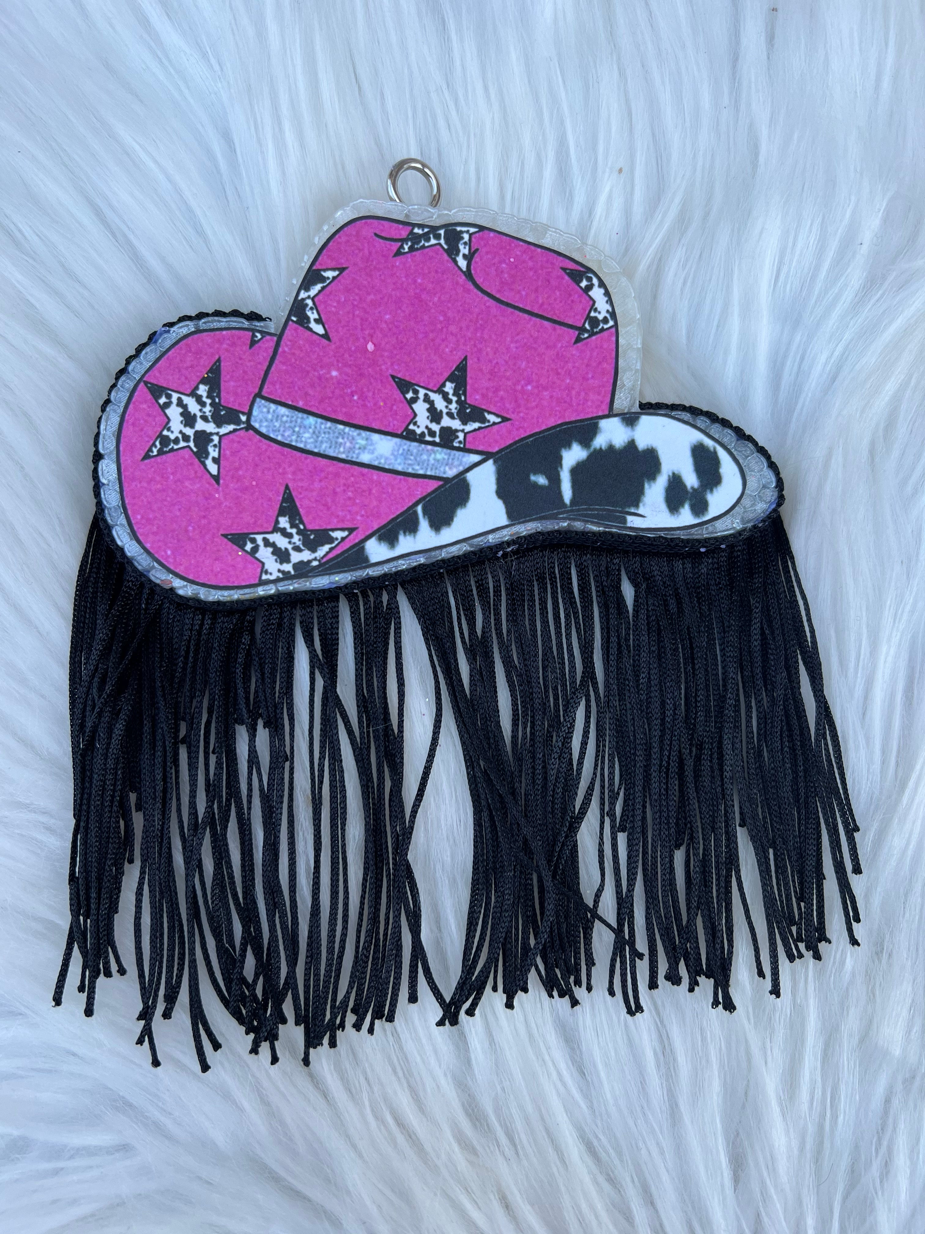 Cowgirl Hat Car Freshie (scent in description)