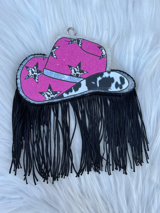 Cowgirl Hat Car Freshie (scent in description)