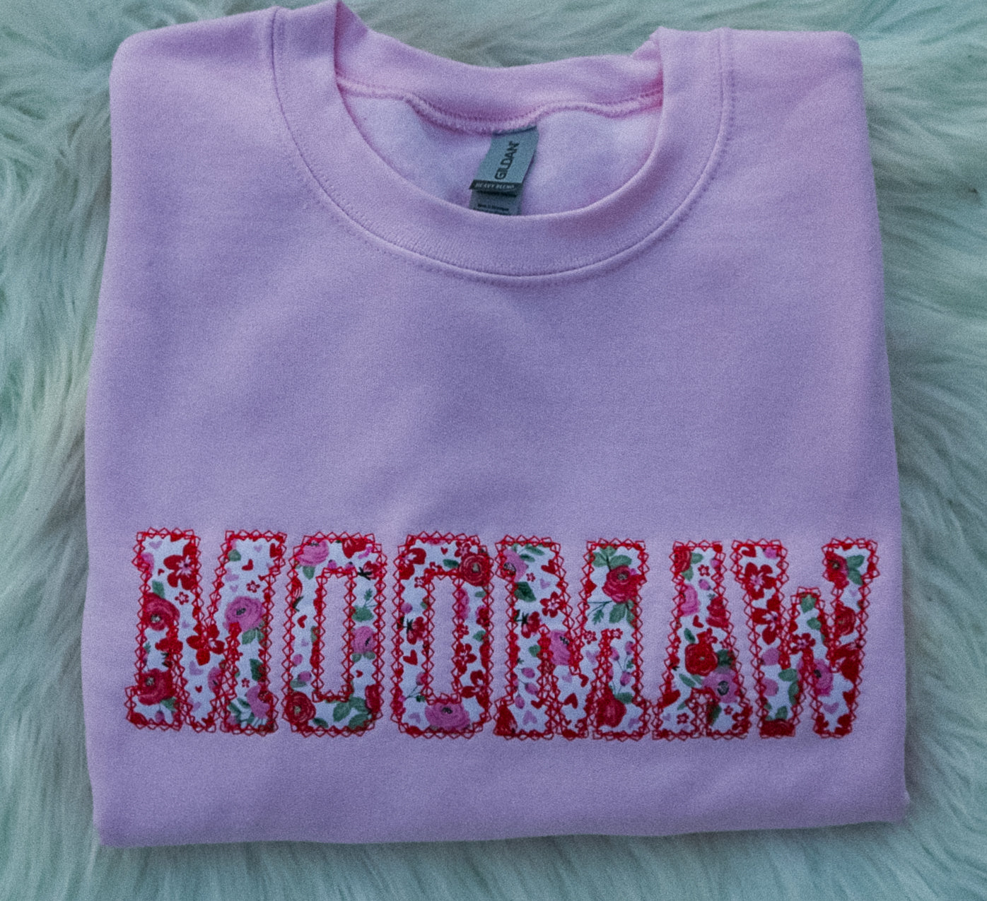 Embroidered Custom Name Sweatshirt