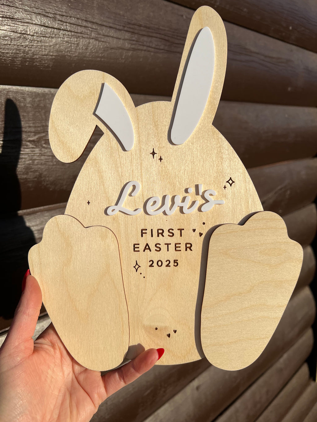 Baby's First Easter Footprints