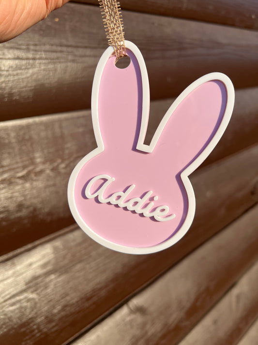 Bunny Easter Basket Tags