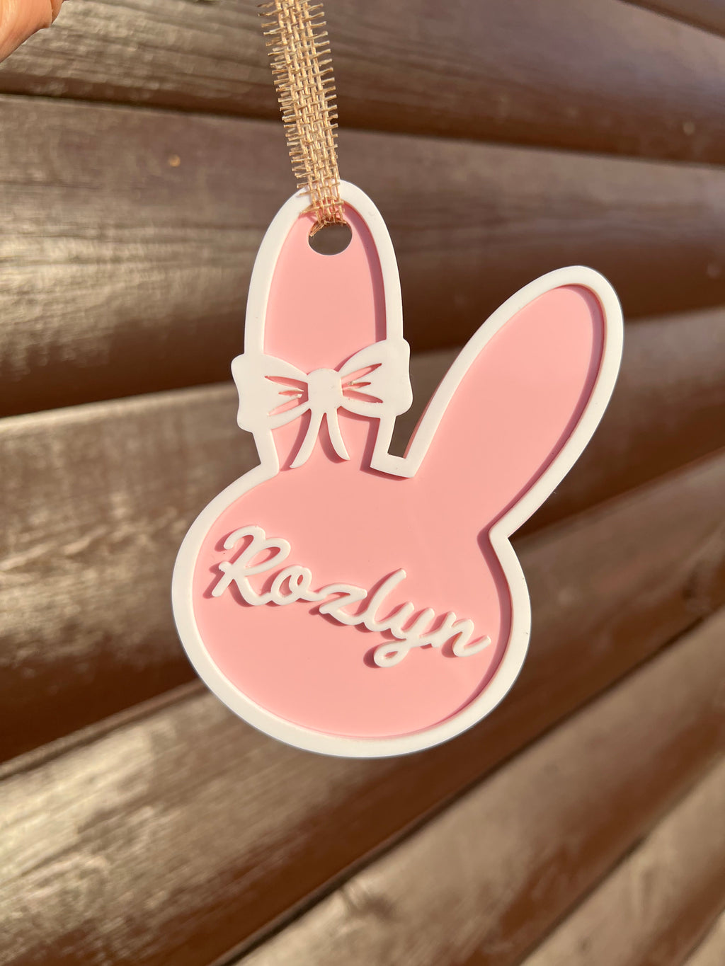 Bunny Easter Basket Tags