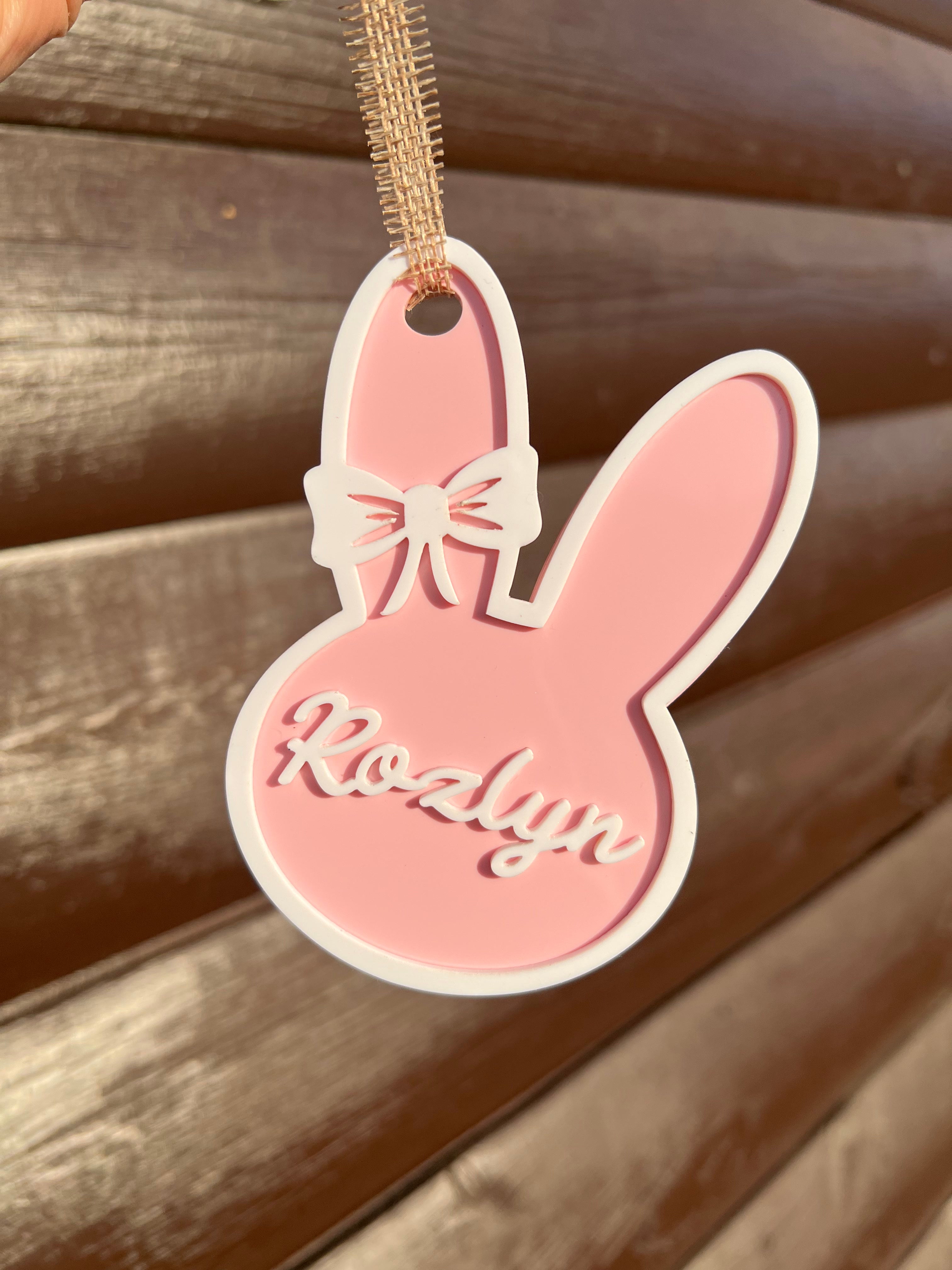 Bunny Easter Basket Tags