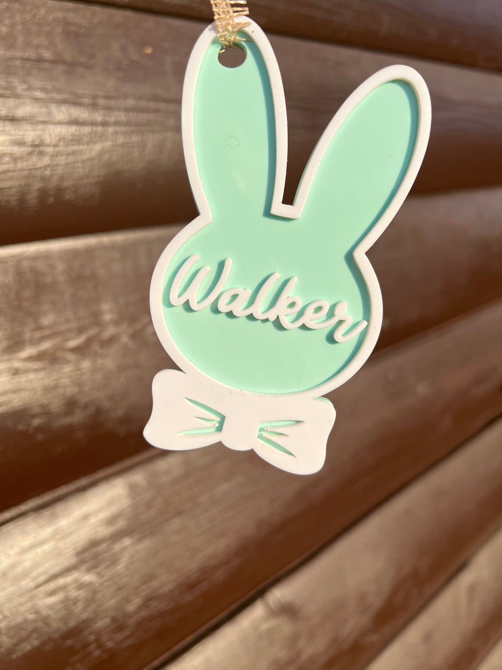 Bunny Easter Basket Tags