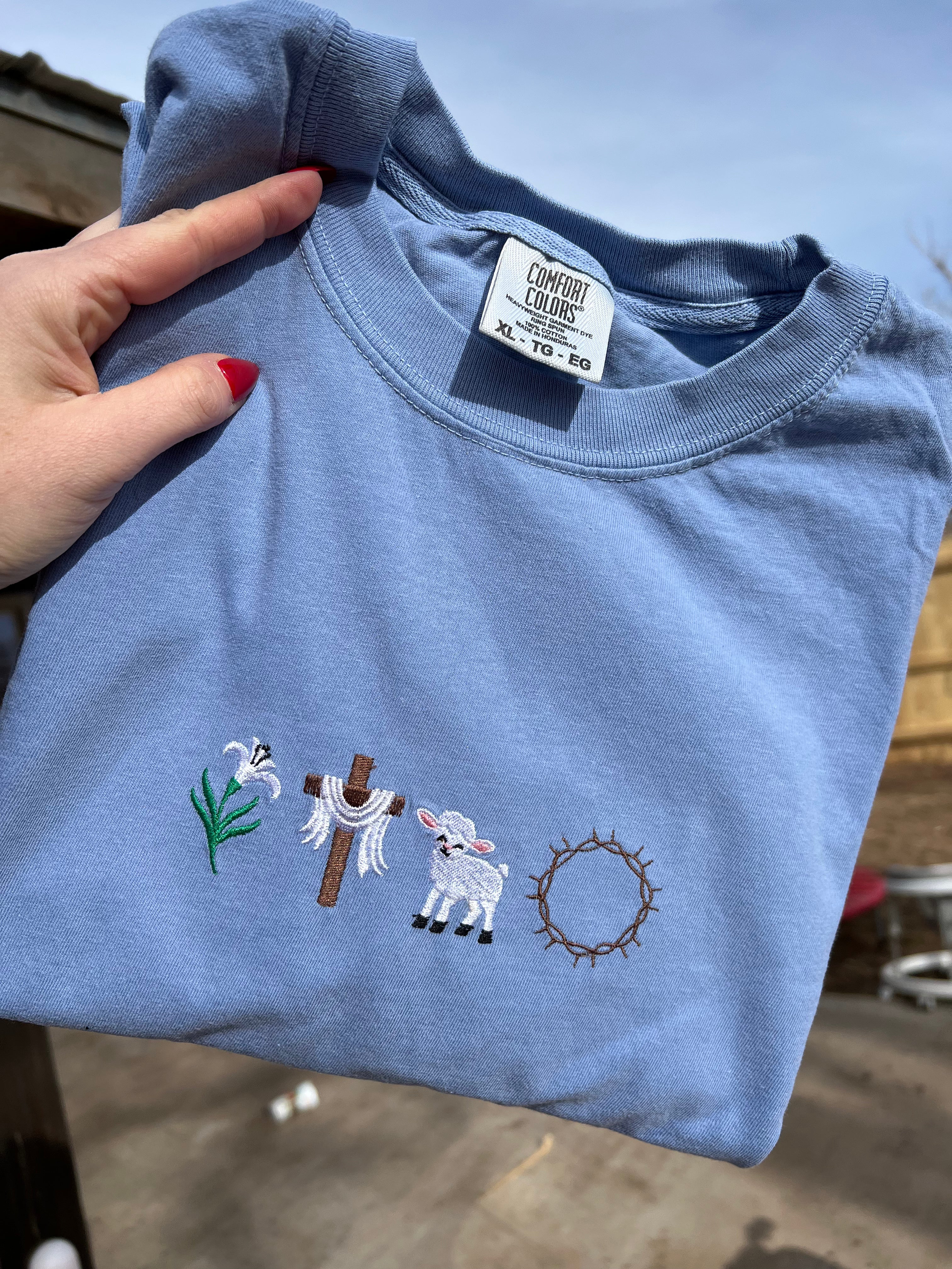 Remember the Reason Embroidered Tee