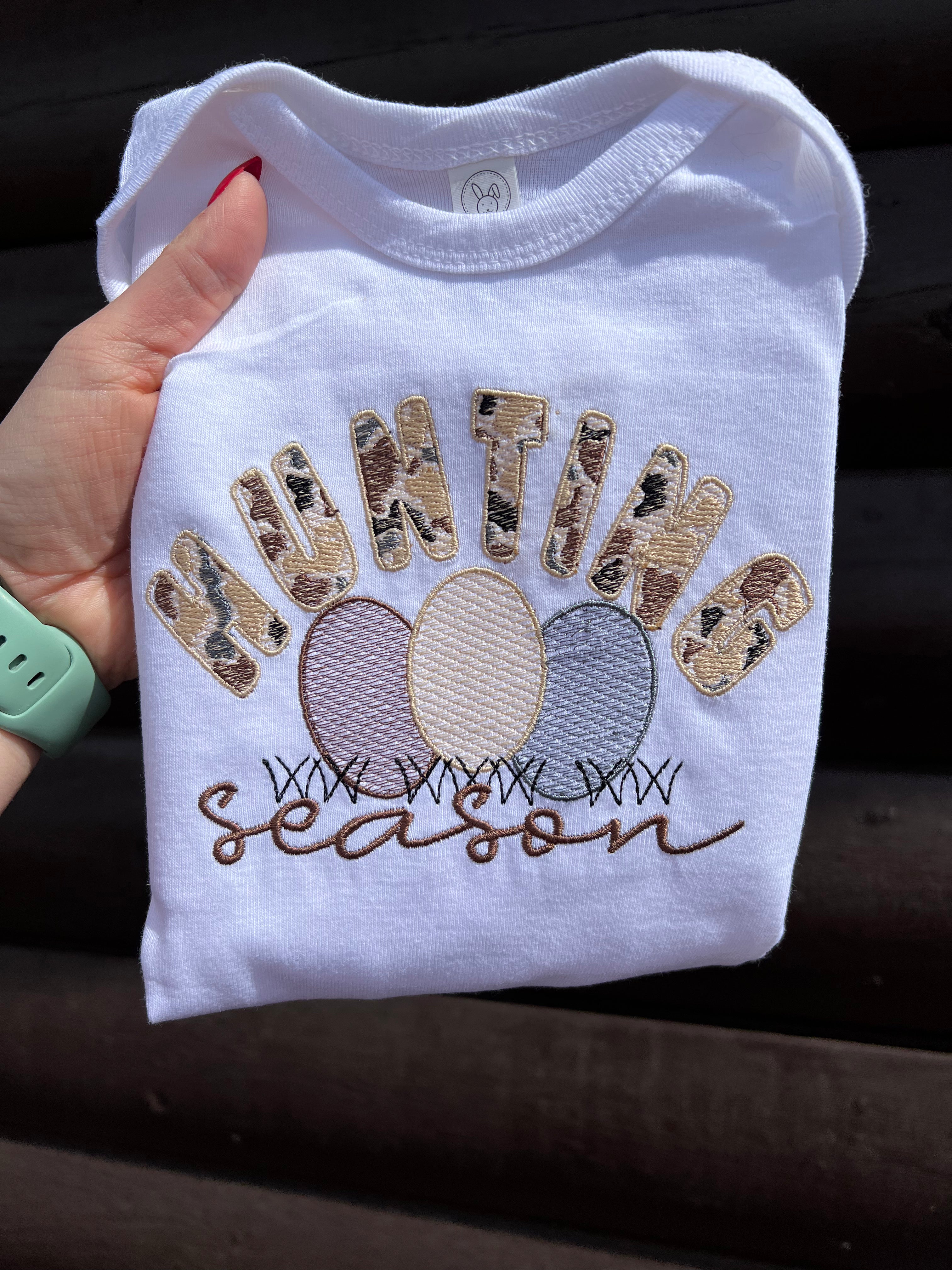 Hunting Season Embroidered Shirt