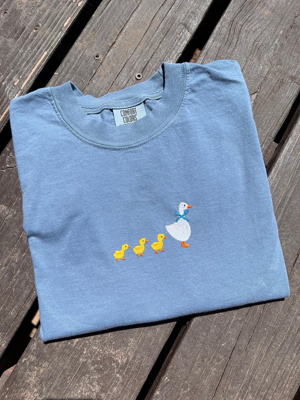 Mama Goose Embroidered Tee
