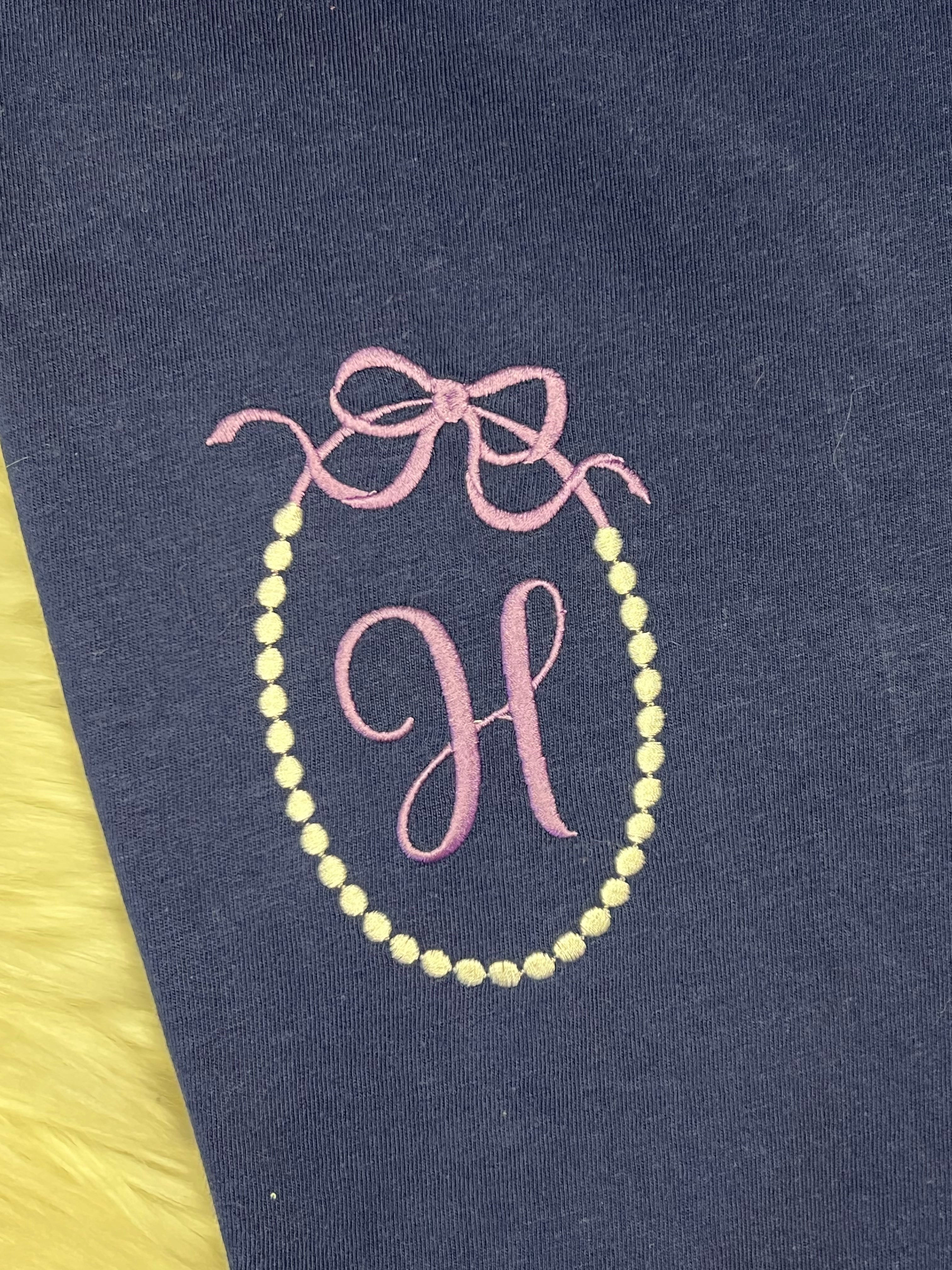 Pearl Monogram Tee