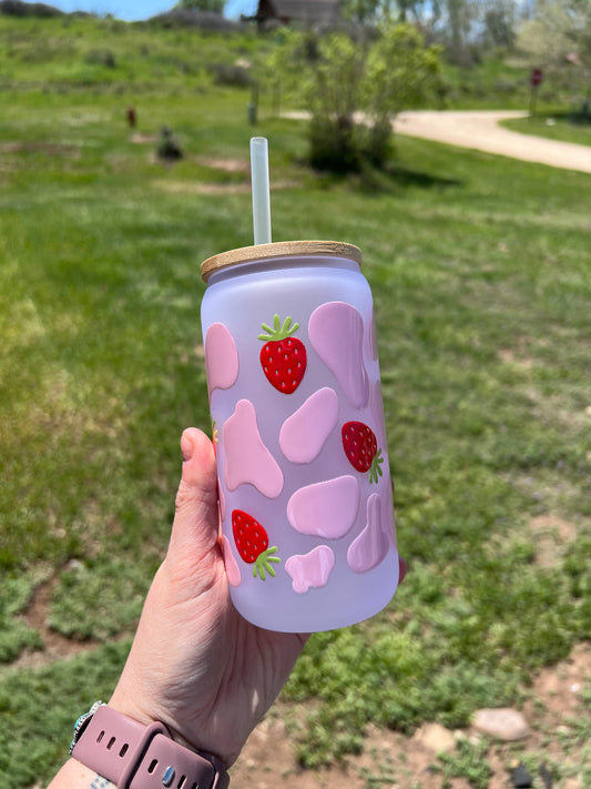 Strawberry Milk Frosted Mug