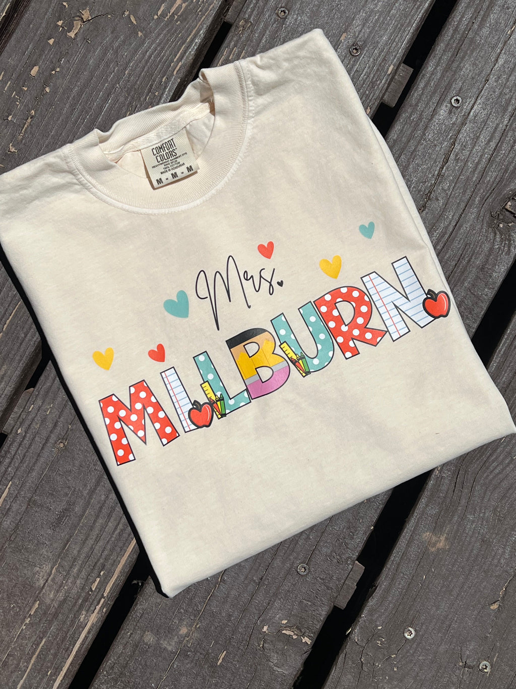 Teacher Name Graphic Tee | CUSTOM