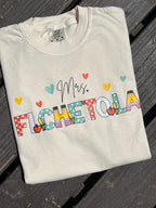 Teacher Name Graphic Tee | CUSTOM