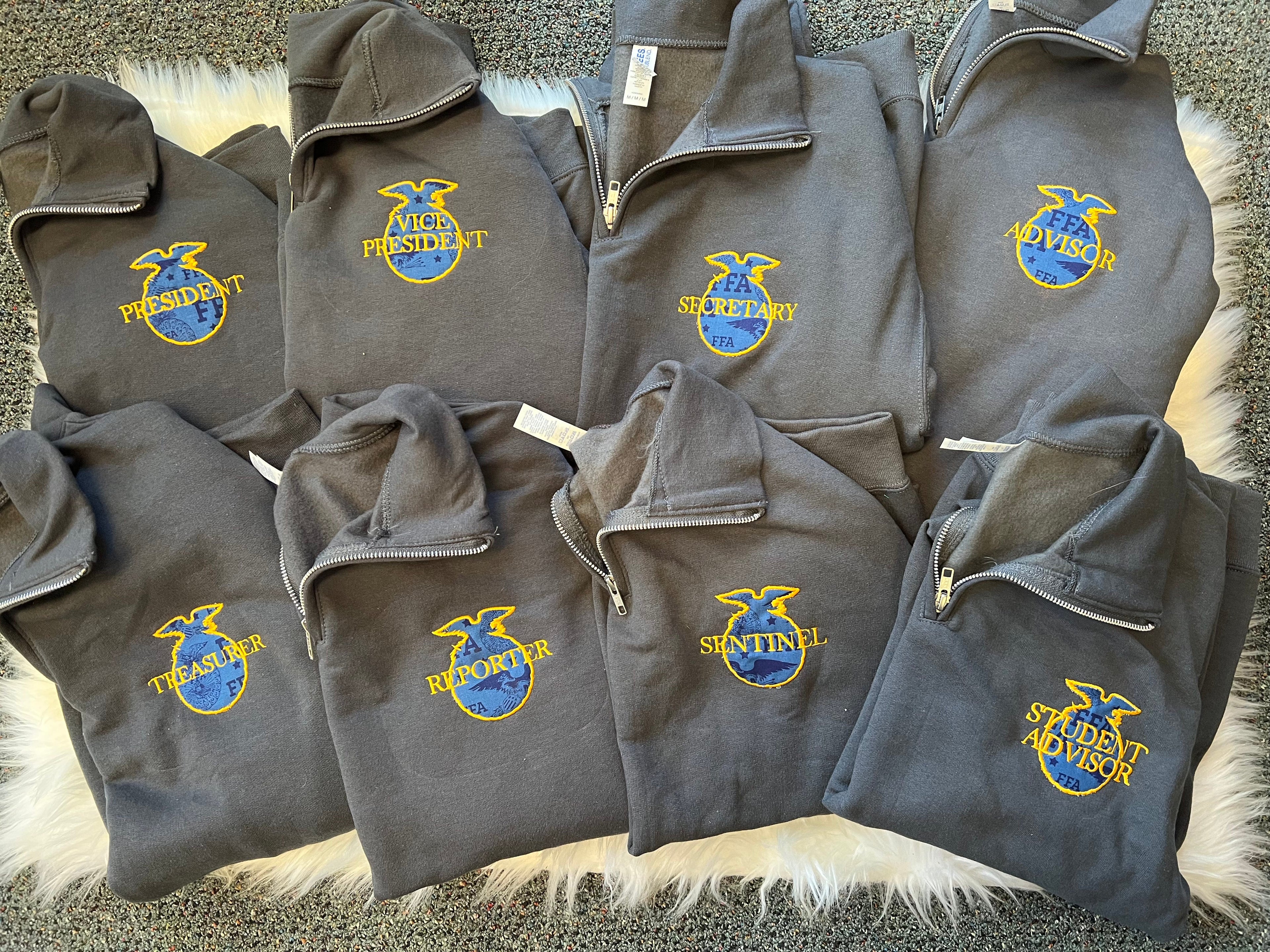FFA Emblem Officer Quarter Zip