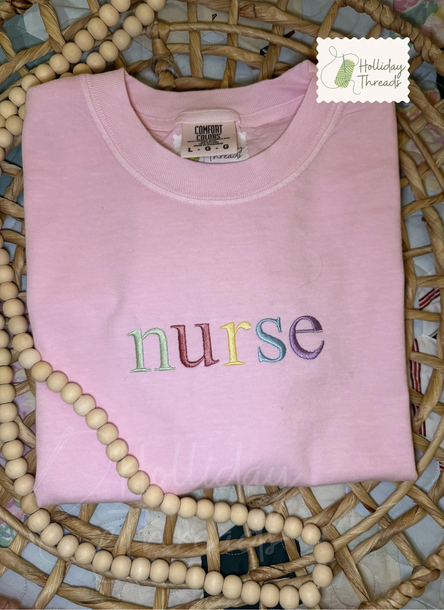Color Block Word Tee