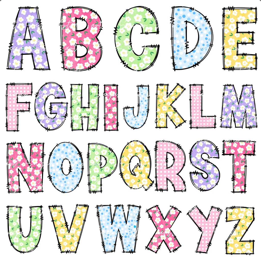 CUSTOM Springtime Name Tee