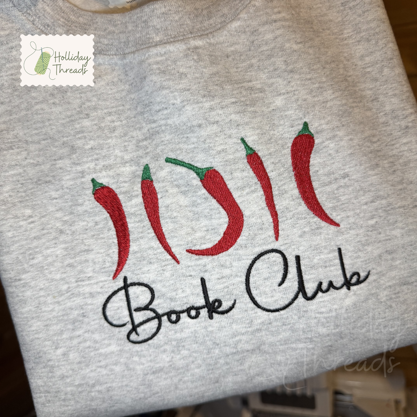 Spicy Book Club Embroidered