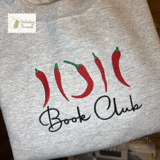 Spicy Book Club Embroidered