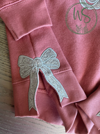 Monogram Sweatshirt with Side Bows