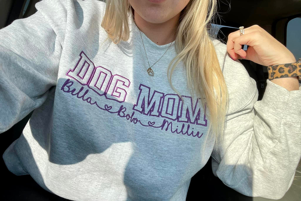Personalized Dog Mom Crewneck