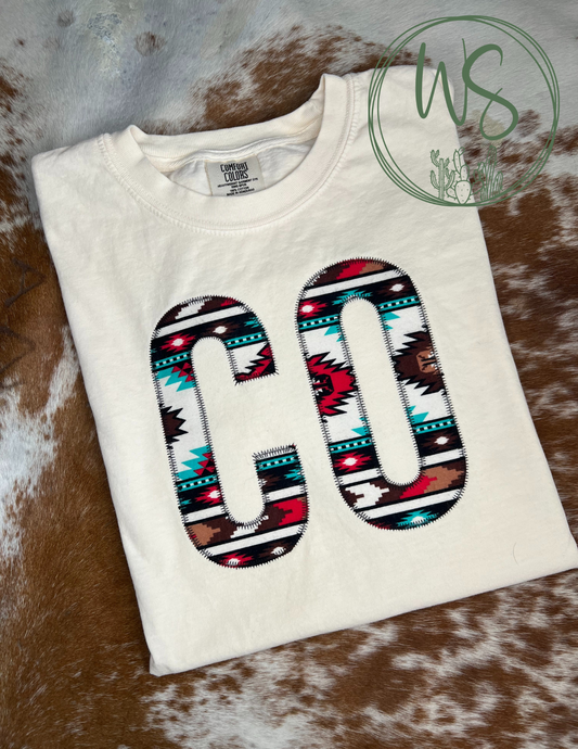 State Initial Aztec T-Shirt