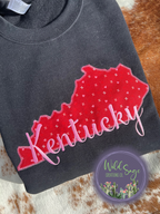 State Valentine's Day Embroidery