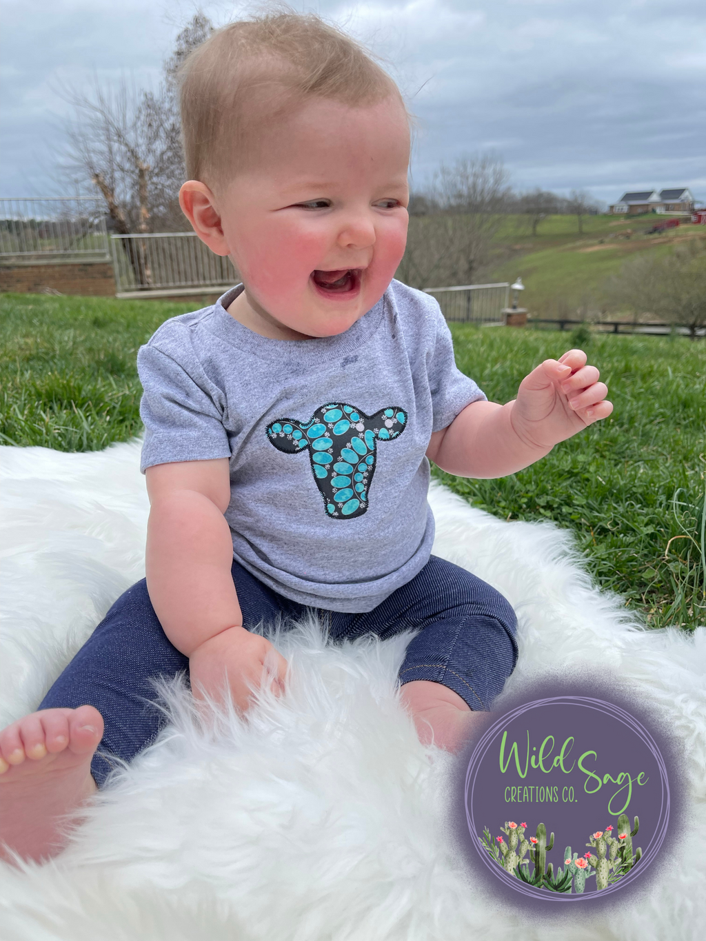 Squash Blossom Calf Shirt